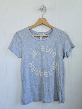 H&M Je Suis Heureuse Tee